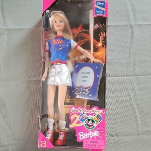Disney Barbie Doll with Blue and Silver Outfit